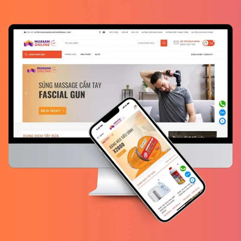 Website mua sắm online 24h