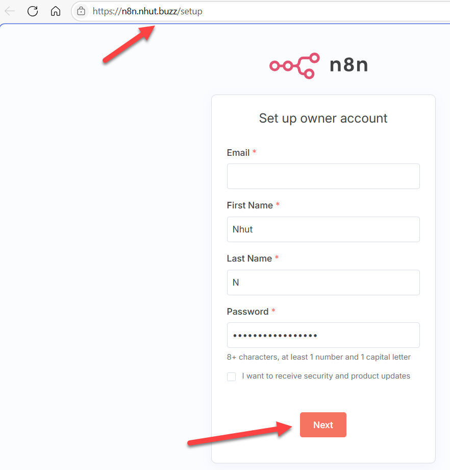 Cài đặt n8n, NocoDB và kết nối tên miền siêu đơn giản