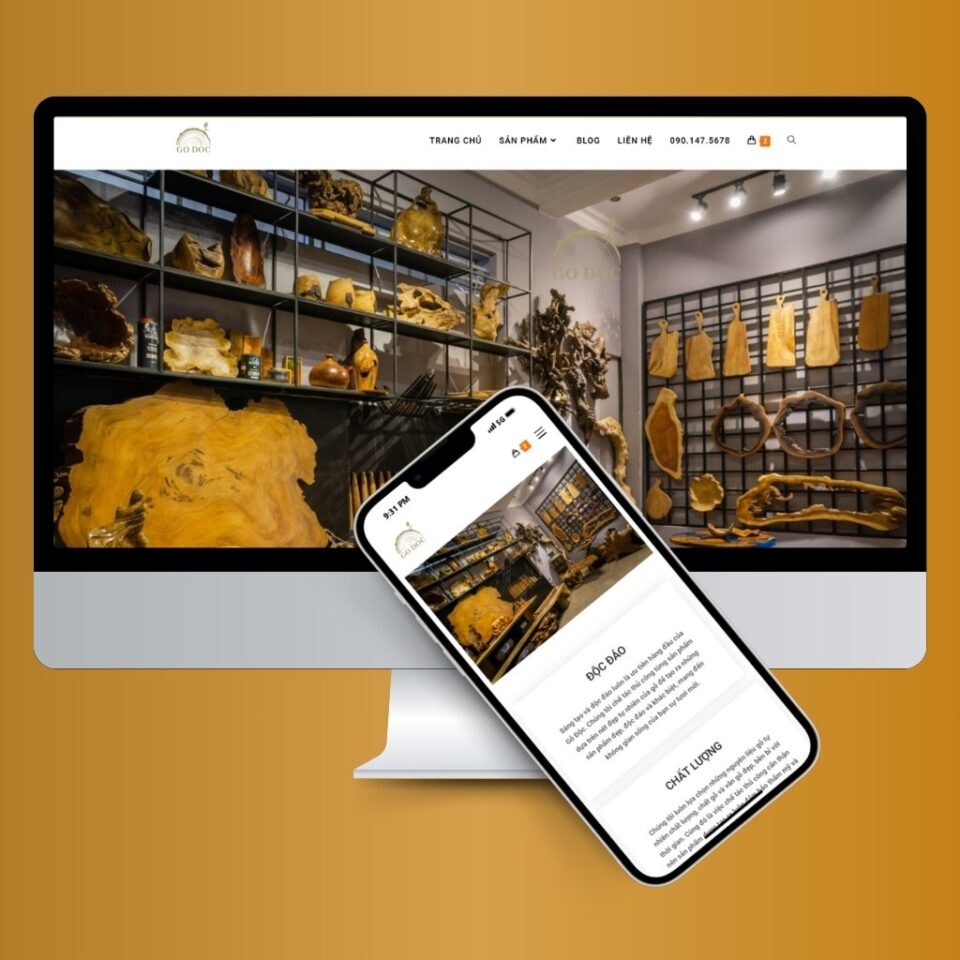 Website gỗ Độc